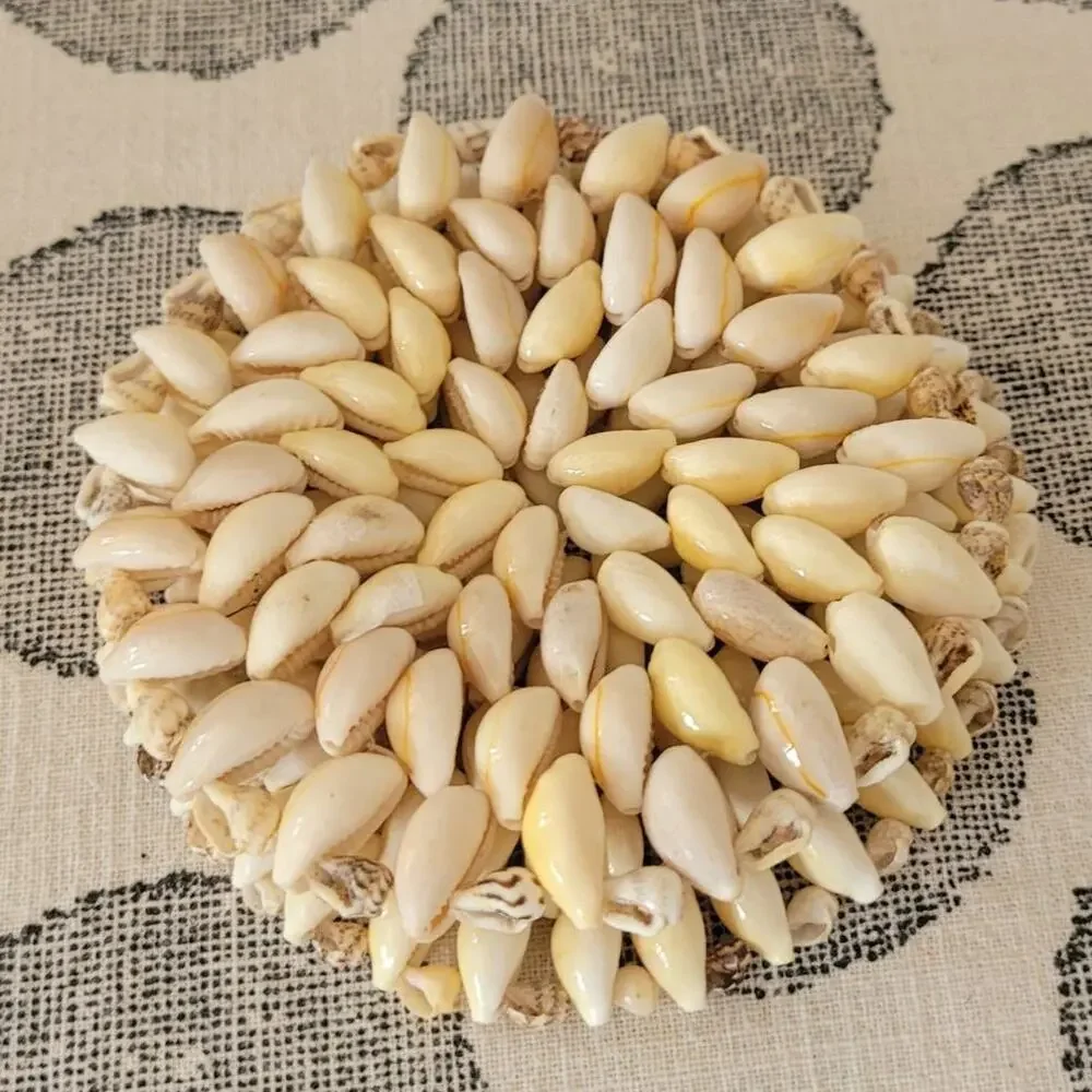 Handmade Seashell Coasters Set of 2- 4